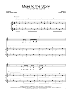 More To The Story von Jeanine Tesori (Download) 