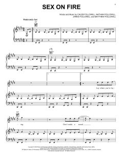 Sex On Fire von Kings Of Leon (Download) 