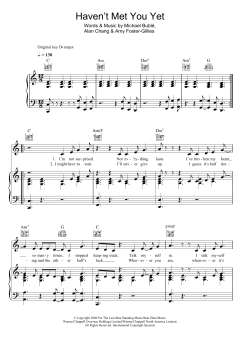 Haven't Met You Yet von Michael Bublé (Download) 