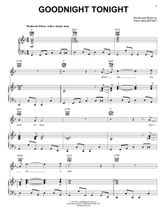Goodnight Tonight von Paul McCartney (Download) 