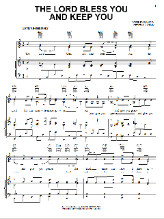 Lord Bless You And Keep You von Peter C. Lutkin (Download) 