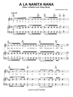 A La Nanita Nana (Hear Lullabies And Sleep Now) von Traditional Spanish Melody (Download) 