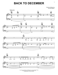Back To December von Taylor Swift (Download) 