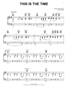 This Is The Time von Billy Joel (Download) 