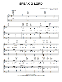 Speak O Lord von Keith Getty (Download) 