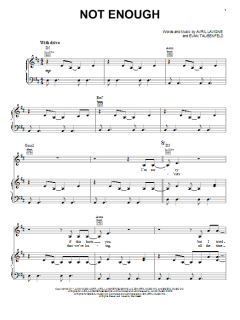 Not Enough von Avril Lavigne (Download) 