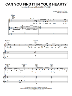 Can You Find It In Your Heart? von Dean Pitchford (Download) 