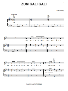 Zum Gali Gali von Israeli Folk Song (Download) 