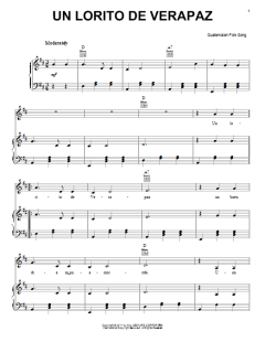 Un Lorito De Verapaz von Guatemalan Folk Song (Download) 