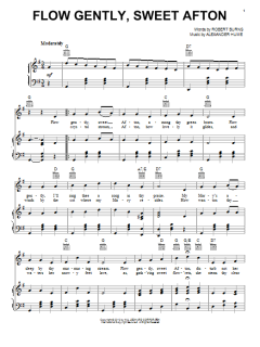 Flow Gently, Sweet Afton von Robert Burns (Download) 