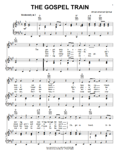 The Gospel Train von African-American Spiritual (Download) 