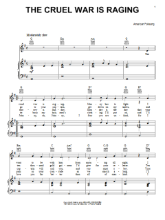 The Cruel War Is Raging von American Folk Song (Download) 