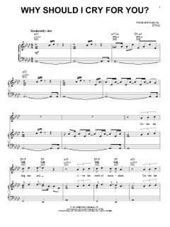 Why Should I Cry For You? von Sting (Download) 