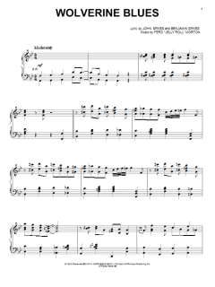 Wolverine Blues von Jelly Roll Morton (Download) 