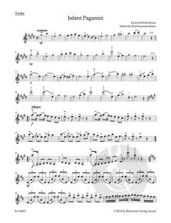 The Infant Paganini von Edward Mollenhauer für Violine und Piano (Bärenreiter's Concert Pieces) im Alle Noten Shop kaufen