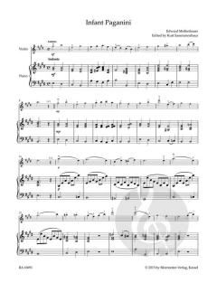 The Infant Paganini von Edward Mollenhauer für Violine und Piano (Bärenreiter's Concert Pieces) im Alle Noten Shop kaufen