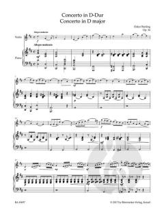 Concerto D-Dur op. 36 von Oskar Rieding 