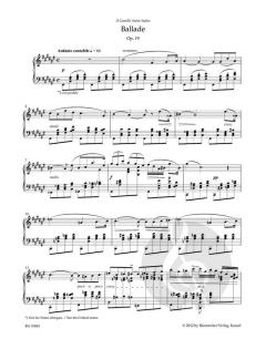 Ballade op. 19 N 56a von Gabriel Fauré (Download) 