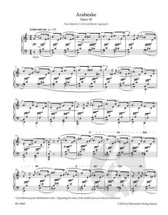 Arabeske op. 18 - Blumenstück op. 19 von Robert Schumann 