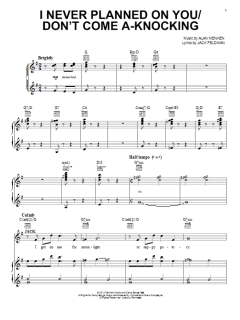 I Never Planned On You/Don't Come A-Knocking von Alan Menken (Download) 