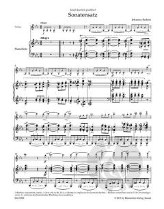 Sonatensatz c-Moll WoO 2 von Johannes Brahms (Download) 