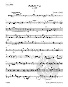 Quartett Nr. 2 G-Dur op. 153 von Camille Saint-Saëns (Download) 