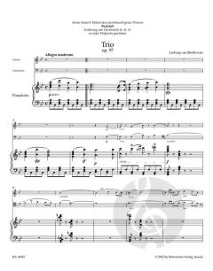Trio in B op. 97 - "Erzherzog" von Ludwig van Beethoven (Download) 