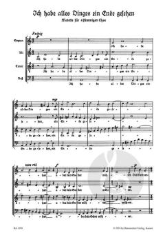 Sechs kleine Motetten von Ernst Pepping (Download) 