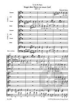 Singet dem Herrn ein neues Lied SWV 35 (Albert Thate) 