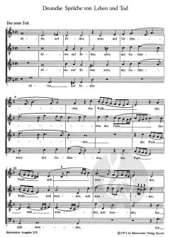 Deutsche Sprüche von Leben und Tod von Leonhard Lechner (Download) 