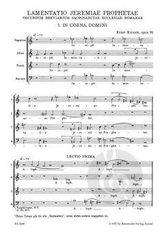Lamentatio Jeremiae Prophetae op. 93 von Ernst Krenek (Download) 