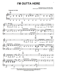I'm Outta Here von Glen Ballard (Download) 