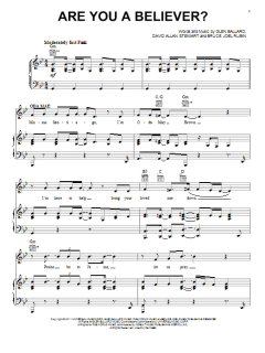 Are You A Believer? von Glen Ballard (Download) 
