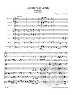 Misericordias domini KV 222 (205a) von Wolfgang Amadeus Mozart (Download) 