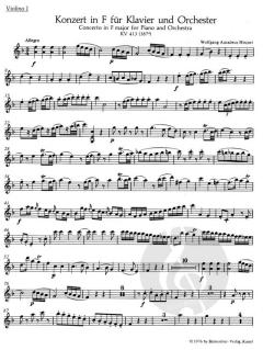 Klavierkonzert Nr.11 F-Dur KV 413(387a) (W.A. Mozart) 