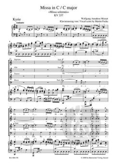 Missa solemnis KV 337 (W.A. Mozart) 