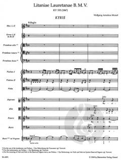 Litaniae Lauretanae B. M. V. KV 195 (186d) von Wolfgang Amadeus Mozart 