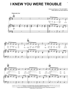 I Knew You Were Trouble von Taylor Swift (Download) 