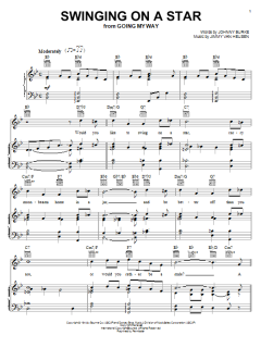 Swinging On A Star von Jimmy van Heusen (Download) 
