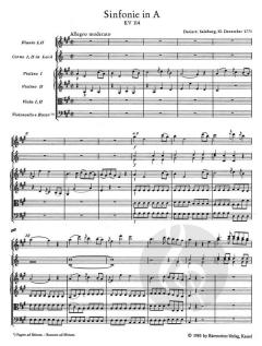 Sinfonie Nr. 14 A-Dur KV 114 von Wolfgang Amadeus Mozart 
