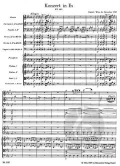 Klavierkonzert Nr. 22 Es-Dur KV 482 von Wolfgang Amadeus Mozart 