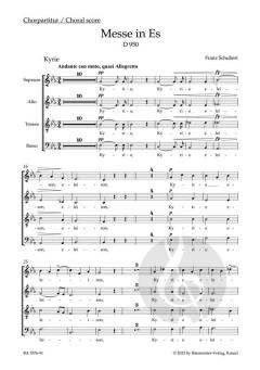 Messe in Es D 950 von Franz Schubert (Download) 