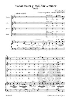Stabat Mater g-Moll D 175 von Franz Schubert 