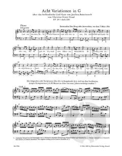 Variationen für Klavier von Wolfgang Amadeus Mozart (Download) 