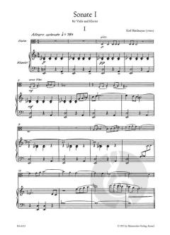 Sonate Nr. 1 für Viola und Klavier von Karl Haidmayer (Download) 