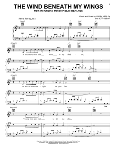 The Wind Beneath My Wings von Bette Midler (Download) 