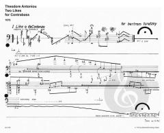 Two Likes For Contrabass von Theodore Antoniou (Download) 