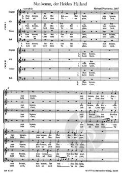 Nun komm, der Heiden Heiland von Michael Praetorius (Download) 
