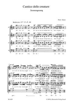 Salve regina/Cantico delle creature von Petr Eben (Download) 