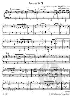 Leichte Klavierstücke und Tänze von Ludwig van Beethoven im Alle Noten Shop kaufen